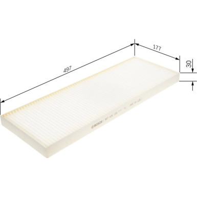 Filter, Innenraumluft 1 987 435 125