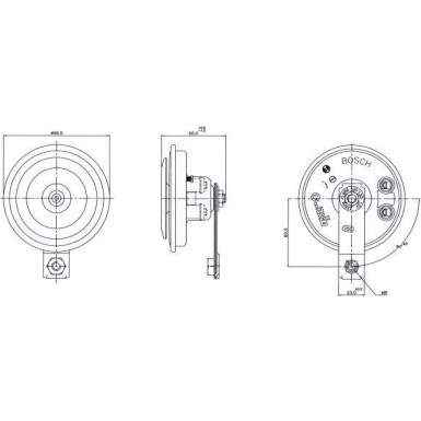 BOSCH Horn 0 986 320 130