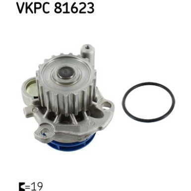 SKF Wasserpumpe Aquamax VKPC 81623