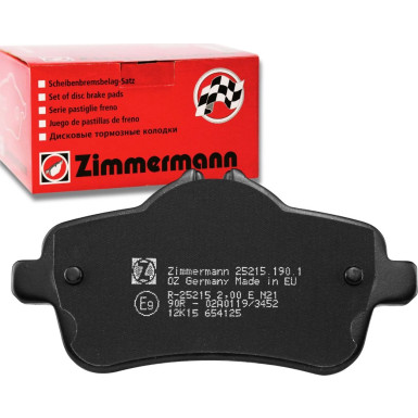 Zimmermann Bremsbelagsatz, Scheibenbremse 25215.190.1