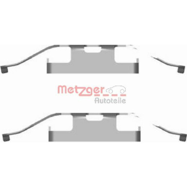 Metzger Zubehörsatz, Scheibenbremsbelag 109-1682