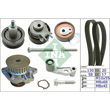 INA Wasserpumpe + Zahnriemensatz 530 0360 30