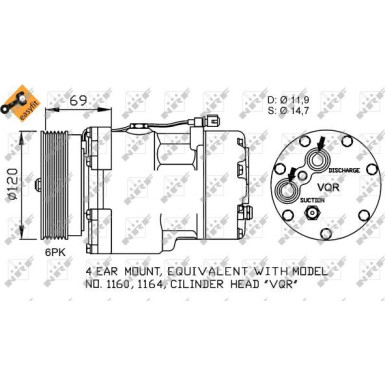 Kompressor, Klimaanlage 32748 Kompressor, Klimaanlage 32748