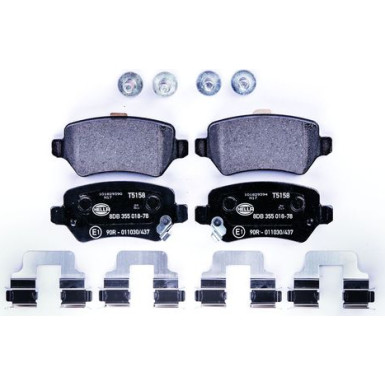 Hella Bremsbelagsatz, Scheibenbremse 8DB 355 018-781 Hella Bremsbelagsatz, Scheibenbremse 8DB 355 018-781