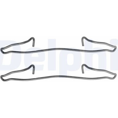 Delphi Zubehörsatz, Scheibenbremsbelag LX0123