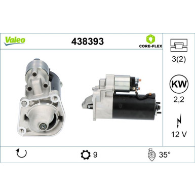 Valeo Starter VALEO CORE-FLEX 438393