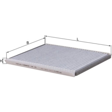 Filter, Innenraumluft LAK 143 Filter, Innenraumluft LAK 143