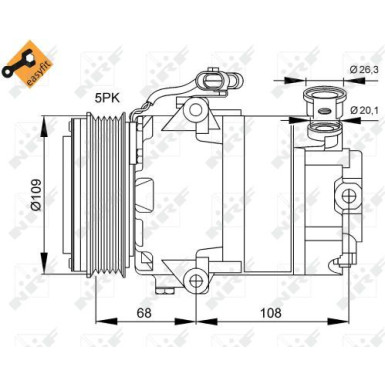 Kompressor, Klimaanlage 32083 Kompressor, Klimaanlage 32083