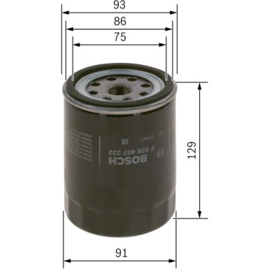 Ölfilter F 026 407 232 Ölfilter F 026 407 232