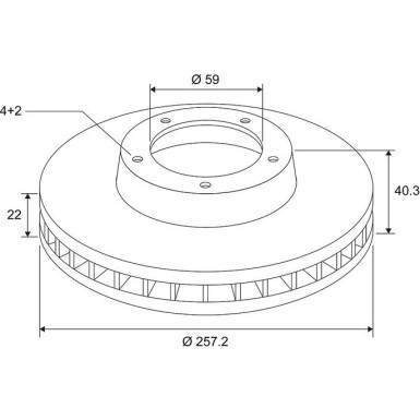 Bremsscheibe 672805