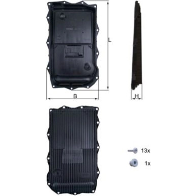 Knecht Ölwanne, Automatikgetriebe HX 184KIT