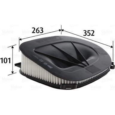 Valeo Luftfilter 585802