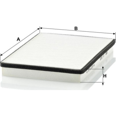 MANN-FILTER CU 2672 Innenraumfilter, Partikelfilter MANN-FILTER CU 2672 Innenraumfilter, Partikelfilter