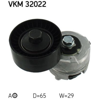 SKF Spannrolle, Keilrippenriemen VKM 32022