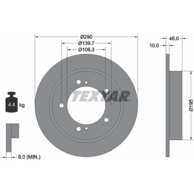 Bremsscheibe 92237300 Bremsscheibe 92237300