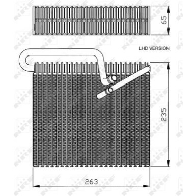 Verdampfer, Klimaanlage 36102 Verdampfer, Klimaanlage 36102