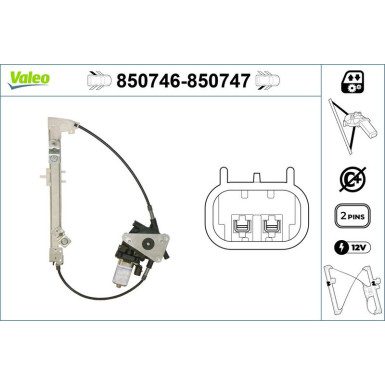 Valeo Fensterheber 850747