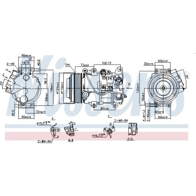Kompressor, Klimaanlage 890141 Kompressor, Klimaanlage 890141