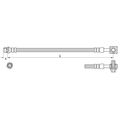 Metzger Bremsschlauch 4111625