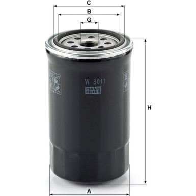 Ölfilter W 8011 Ölfilter W 8011