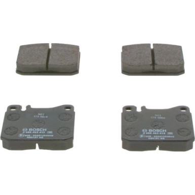 BOSCH Bremsbelagsatz, Scheibenbremse 0 986 463 412 BOSCH Bremsbelagsatz, Scheibenbremse 0 986 463 412