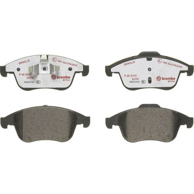 Brembo Bremsbelagsatz, Scheibenbremse XTRA LINE P 68 047X