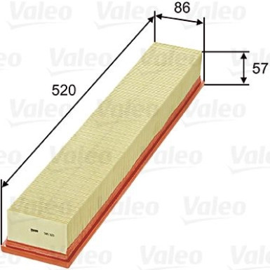 Valeo Luftfilter 585323