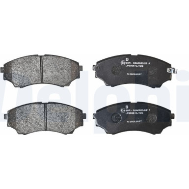 Bremsbelagsatz, Scheibenbremse LP2036 Bremsbelagsatz, Scheibenbremse LP2036