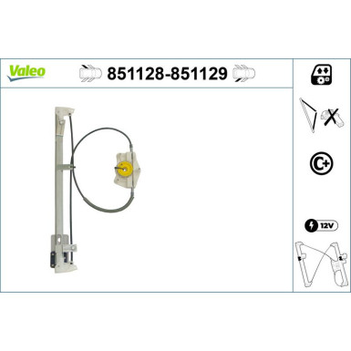 Valeo Fensterheber 851128