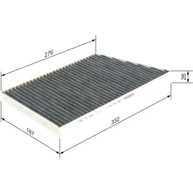 BOSCH 1 987 432 370 Innenraumfilter BOSCH 1 987 432 370 Innenraumfilter