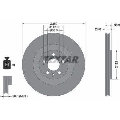 Bremsscheibe 92290405