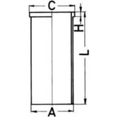 Kolbenschmidt Zylinderlaufbuchse 89910190