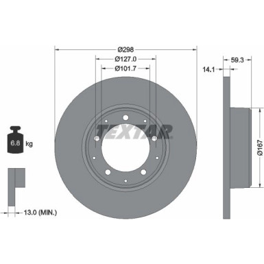 Bremsscheibe 92230503 Bremsscheibe 92230503