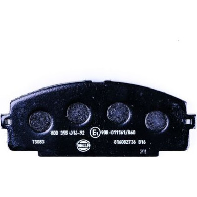 Hella Bremsbelagsatz, Scheibenbremse 8DB 355 016-921 Hella Bremsbelagsatz, Scheibenbremse 8DB 355 016-921