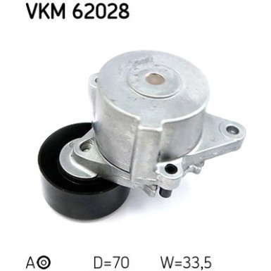 Spannrolle, Keilrippenriemen VKM 62028