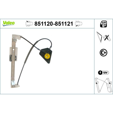 Valeo Fensterheber 851121