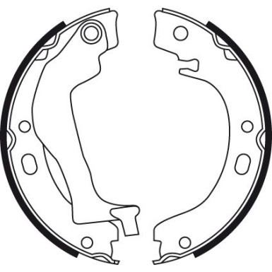 TRW Bremsbackensatz, Feststellbremse GS8746