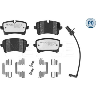 Meyle Bremsbelagsatz, Scheibenbremse MEYLE-PD: Advanced performance and design 025 252 1417/PD