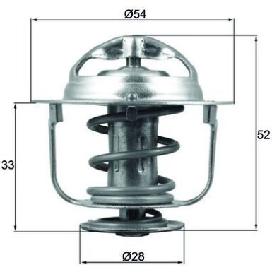 Mahle Thermostat, Kühlmittel BEHR TX 176 82D Mahle Thermostat, Kühlmittel BEHR TX 176 82D