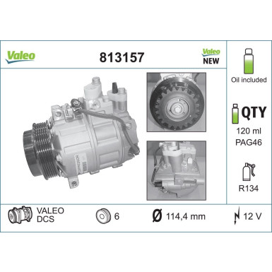 Kompressor, Klimaanlage 813157 Kompressor, Klimaanlage 813157
