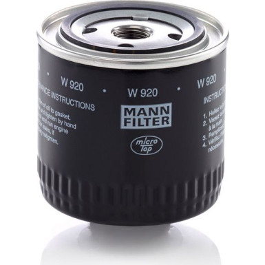 Mann-Filter Ölfilter W 920 Mann-Filter Ölfilter W 920