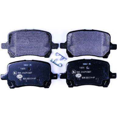 Bremsbelagsatz, Scheibenbremse 8DB 355 014-691 Bremsbelagsatz, Scheibenbremse 8DB 355 014-691