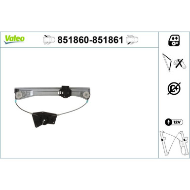 Valeo Fensterheber 851860