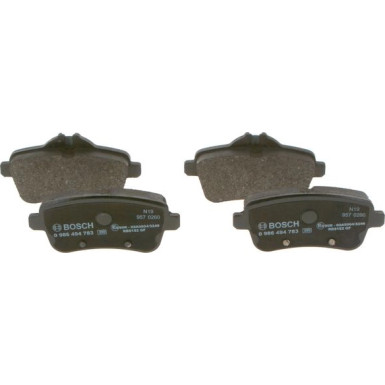 BOSCH Bremsbelagsatz, Scheibenbremse 0 986 494 783