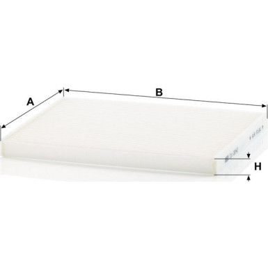MANN-FILTER CU 2243 Innenraumfilter, Partikelfilter MANN-FILTER CU 2243 Innenraumfilter, Partikelfilter