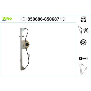Valeo Fensterheber 850686