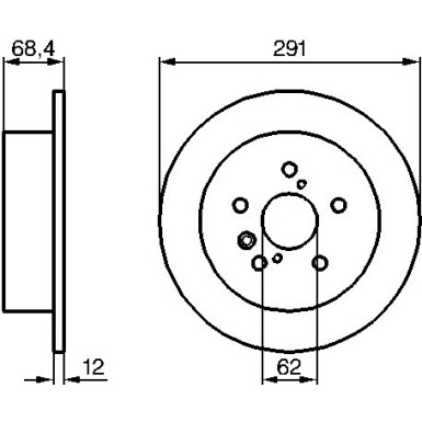 BOSCH Bremsscheibe 0 986 479 200 BOSCH Bremsscheibe 0 986 479 200