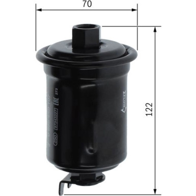 Kraftstofffilter 0 986 450 107 Kraftstofffilter 0 986 450 107