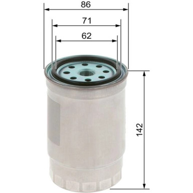 BOSCH Kraftstofffilter 1 457 434 511 BOSCH Kraftstofffilter 1 457 434 511