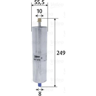 Valeo Kraftstofffilter 587074